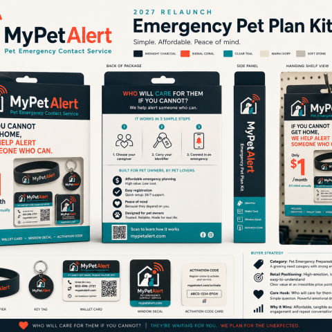 MyPetAlert Emergency Pet Plan Kit